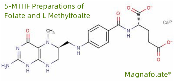 5-MTHF-preparater av folat og L-metylfoalte