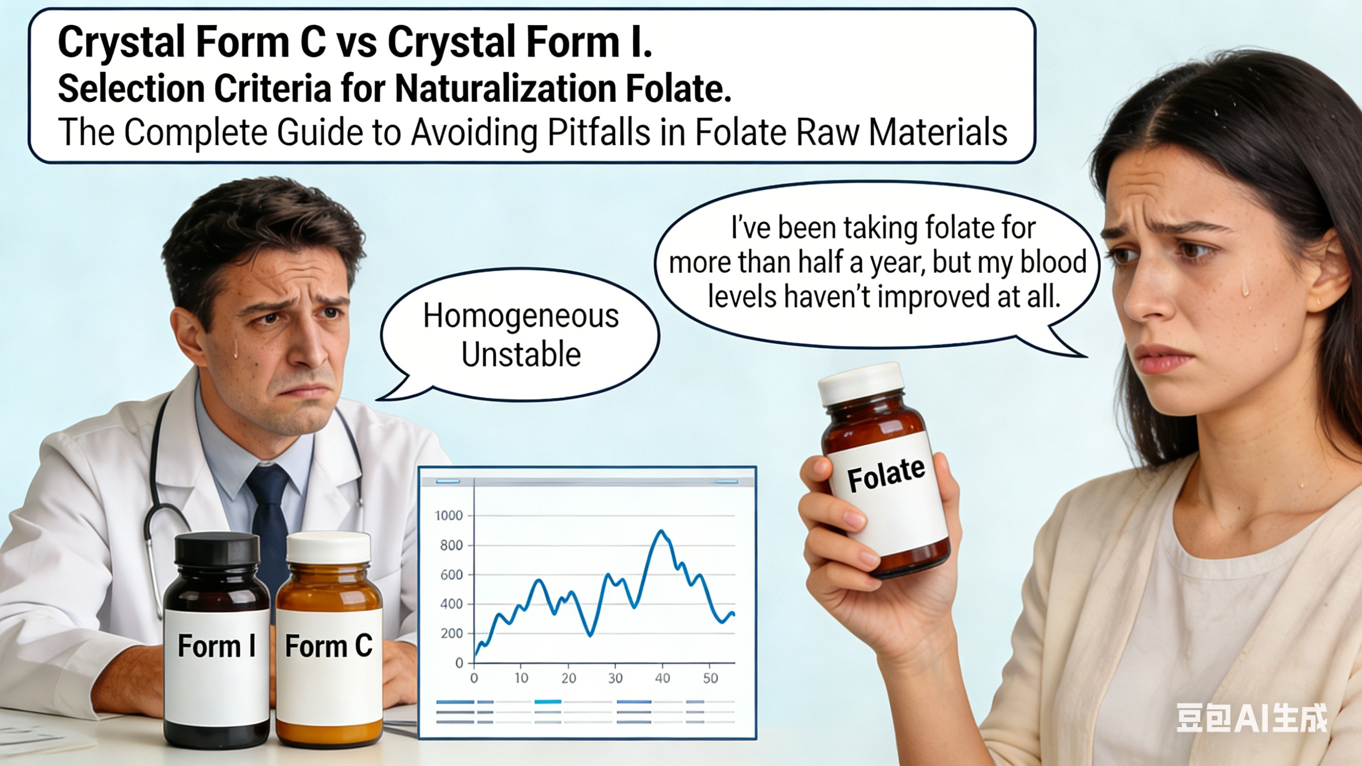 19 år med å produsere folatingredienser: 90 % av selskapene snubler over krystallformen av aktivt folat